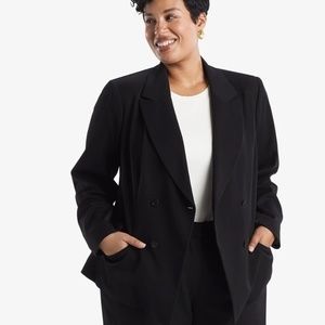 MM Lafleur Roxane Blazer - Black - Plus Size +2